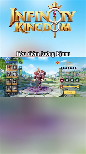 Bjorn - Tanker để các boss phô diễn tài lực cùng sức mạnh ? #infinitykingdom #ikfuntap #ikvn #games