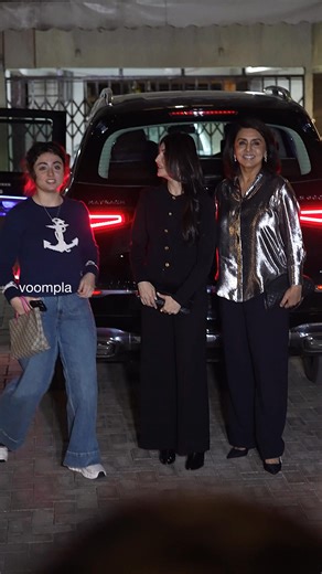 51K views · 251 reactions | ranbir kapoor’s niece samara with the mothership and the granny! the family is on a festive night out | Voompla | Facebook