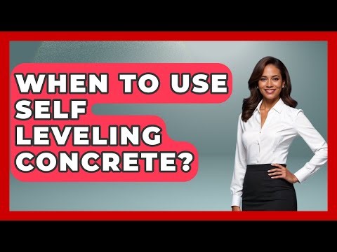 When To Use Self Leveling Concrete? - Civil Engineering Explained