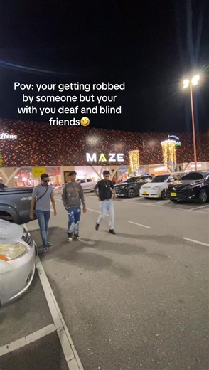 POV: Getting Robbed While With Deaf and Blind Friends — Funny TikTok Clip