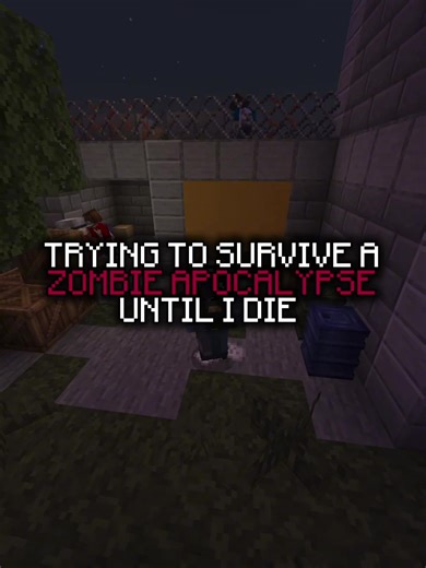 Surviving a Zombie Apocalypse in Minecraft