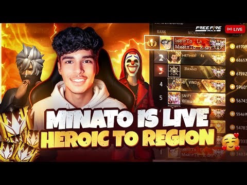BR❤️ RANK PUSH💀 | ROAD TO 150K @iamminatolive