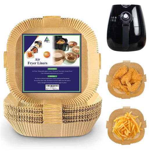 Air Fryer Parchment Paper Liners, Non-stick, 100 Pcs - Etsy