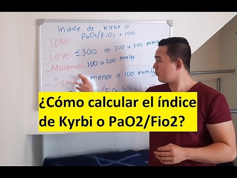 Como calcular el índice de Kirby o PaO2/FiO2