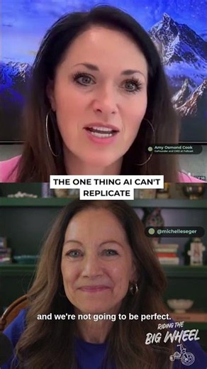 In this clip from Riding the Big Wheel, Amy Osmond Cook explains why AI may be able to create, analy