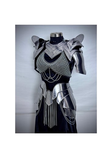 Medieval Knight Women’s Armor Set, Chainmail Armor LARP, Cosplay, SCA Reenactment, - Etsy