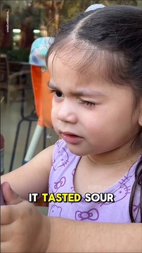 Dad pranks his little girl while feeding cake 😂