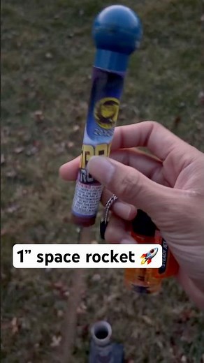8yr old,Space rocket 🚀 By Pyro Wolf.#fireworks #firecracker #rocket #pyro #pyrotechnics