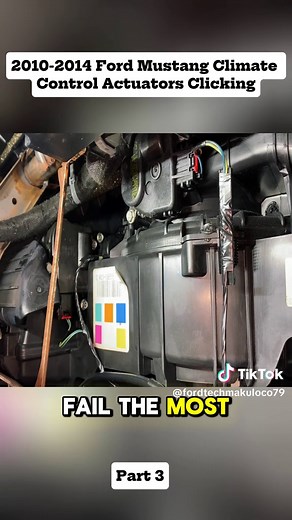 Diagnosing and Repairing Climate Control Actuators in 2010-2014 Ford Mustang
