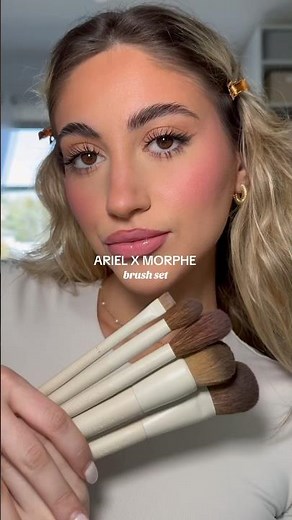 Ariel X Morphe brush set is a game changer🤍 #makeup #makeuphacks #SpringBeautyWeek #morphepartner