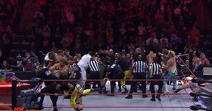Massive brawl breaks out in AEW