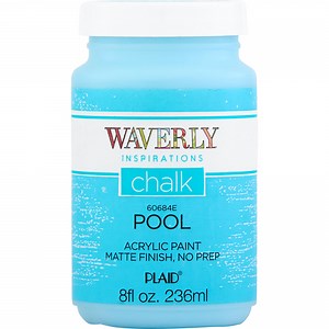 Waverly Inspirations Chalk Paint, Ultra Matte, Pool, 8 fl oz