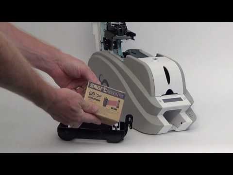 IDP Smart 50 ID Card Printer - How to Load Ribbons & Cards