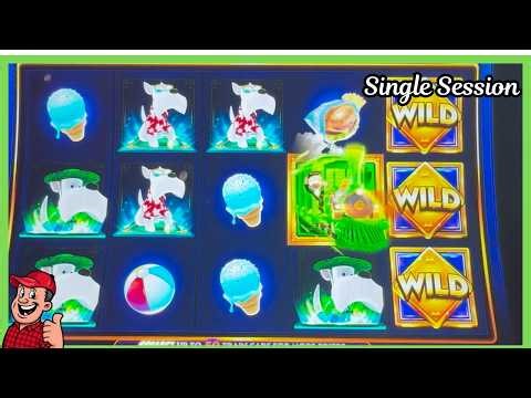 Monopoly Express Pacific Station slot machine single session at Meskwaki Bingo & Casino