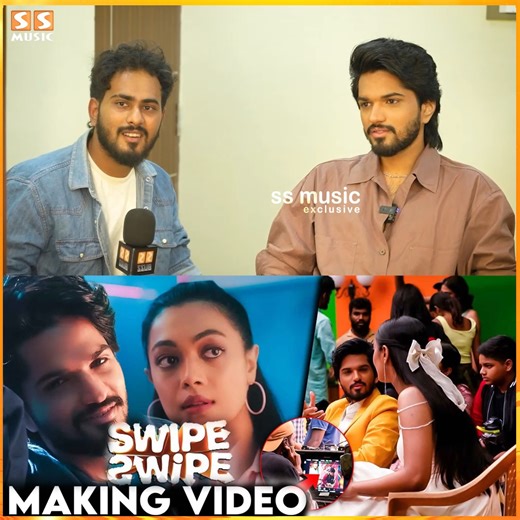இந்த Song ஓட Lyrics நிறைய பேருக்கு Connect ஆகும் ! - Swipe Swipe Music Video | Live Set Visit . #HarshaVardhan #SindhuPriya #SouperSubu #SwipeSwipe #SSMusic | SS MUSIC