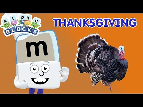 Thanksgiving Special | Learn to Spell f-a-m-i-l-y | ‪@officialalphablocks‬