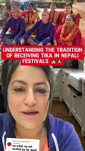 Exploring cultural traditions: Is it customary for an uncle to apply a tika to his niece? Share your thoughts and experiences! #culturaltraditions #nepalifestival #familycustoms #tika #nepaliculture