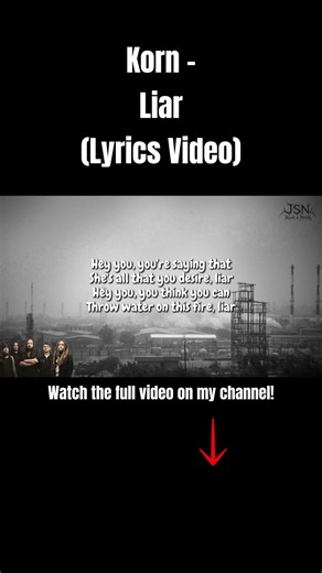 Korn - Liar (Lyrics Video) Check Out Now! #korn #liar #lyrics #numetal #metal
