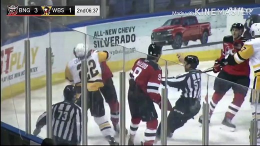 Bloody hockey fight!!