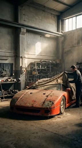 1992 Ferrari F40 from Total Disrepair to Unbelievable Glory - Full Restoration ASMR