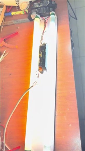 Homemade Rapid start fluorescent lights fixture