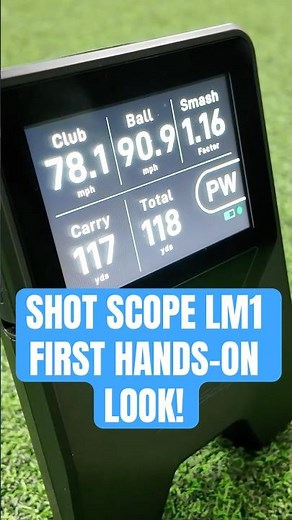 Check out this £200 Launch Monitor! Our Shot Scope LM1 first look video is live on our channel!