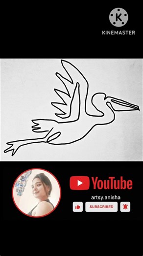 line art ✏️🦩| easy aesthetic one-line drawing |minimal drawing | drawing for beginners |single line