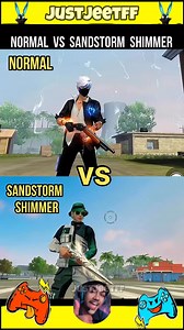 35K views · 230 reactions | Normal VS Sandstorm Shimmer New M1887 Skin Free Fire | M1887 2.0 | Just jeet ff | Facebook