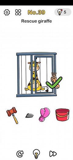 Brain Out Level 39 | Rescue Giraffe | Brain Out Game Solution