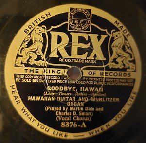 Martin Dale And Charles D. Smart - Goodbye Hawaii / Aloha Oe (Farewell To Thee)