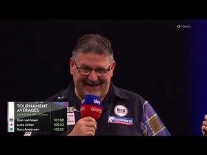 Gary Anderson Interview After Winning The Match Against Stephen Bunting - Grand Slam of Darts 2024