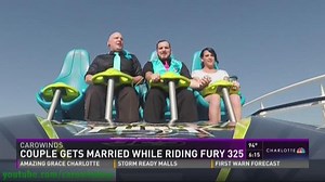 NC couple weds on Carowinds coaster
