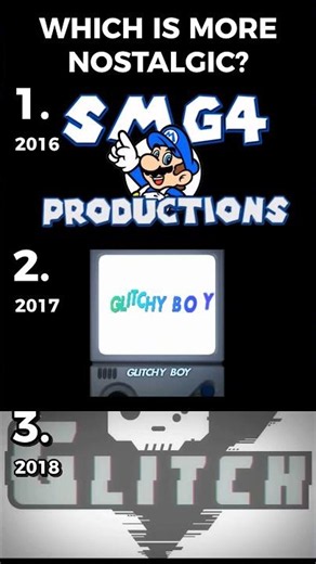 Which SMG4 Intro Is More Nostalgic? 😭 2016 vs 2017 vs 2018 #shorts