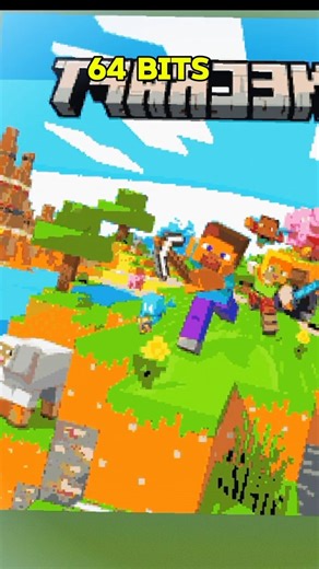 I Recreated the Minecraft Logo in Every Pixel Size 😱 | 64 Bits to 1/8 Bit