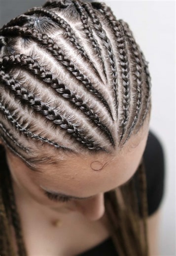 The Joy of Fresh Braids: A Happy Smile