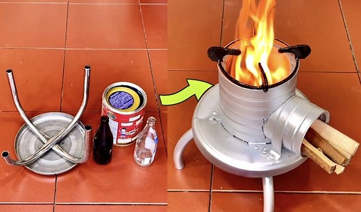 11K views · 35 reactions | How to make a mini camping wood stove. | Genius Crafts | Facebook
