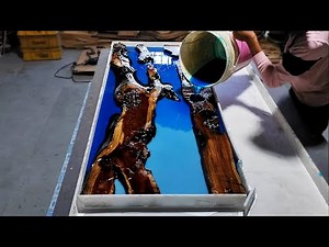 How to make resin table | DIY epoxy resin table