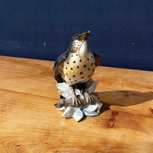 Vintage Danish Porcelain Bird Figurine | Hand Painted Denmark | Scandinavian Porcelain Bird Statue | Nordic Mid Century Decor - Etsy