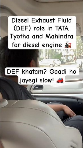 Diesel Exhaust Fluid (DEF) Explained – Tata, Toyota & XUV700 Owners Must Watch! #DieselExhaustFluid