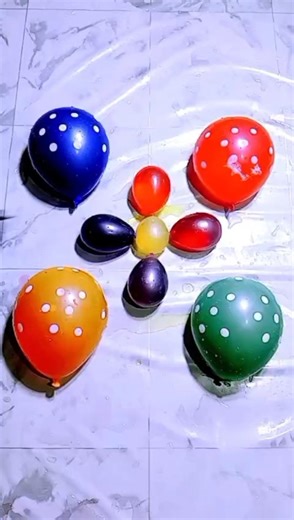 🔴🟢Water Balloon Popping🔵Oddly Satisfying Popping Water Balloon Orbeez#usashorts#usa