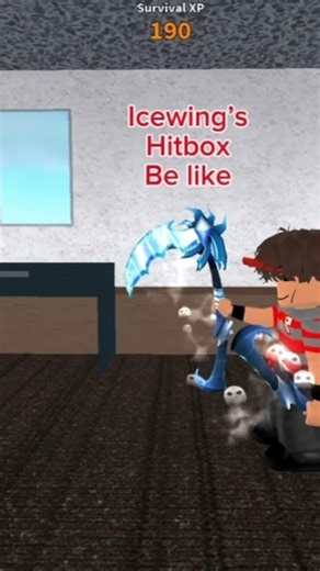 MM2 icewing hitbox #roblox #mm2 #hitbox