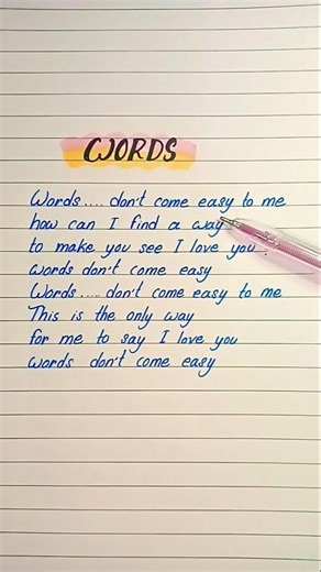 Words Lyrics Song by F.R. David#words107K#frdavid#lyrics #shortsfeed