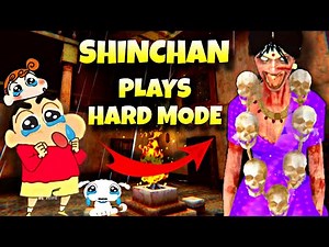 SHINCHAN PLAYS KAMLA MOBILE HARD MODE FIRST TIME || *SCARY* KAMLA MOBILE GAMEPLAY