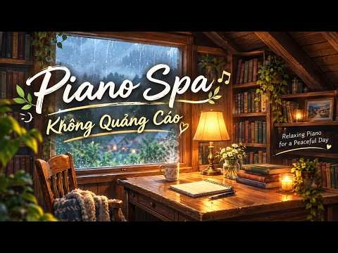 Relaxing Piano Music for Spa & Cafe 🌿 Stress Relief, Deep Sleep (No Mid-roll Ads)