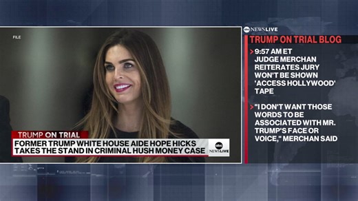 Longtime former Trump aide Hope Hicks is now on the witness stand in Trump's historic hush money trial. Attorney Adam Shlahet weighs in on what her testimony could mean for the case. | ABC News Live