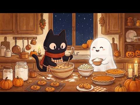 Spooky Sweet Moments 👻🍪 Cozy Halloween Lofi for Study & Chill