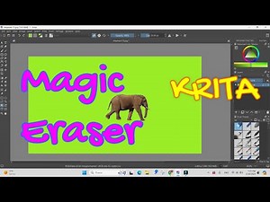KRITA | Like "The Magic Eraser Tool" In Krita | Contiguous Selection Tool | Magic Wand Tool