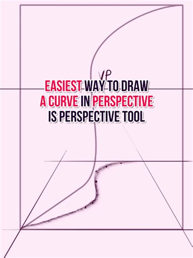That’s how to draw the curve in perspective from your plan. If we speak about digital art, it is not that hard - just use the perspective tool and fit the curve into your boundary box. But on paper it won’t work. You need some reference points to draw the curve. #arttips #perspectivetool #howtodraw #drawingtutorial #drawcurve