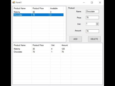 VB.NET - LISTVIEW as SHOPPING CART with STOCKS COUNT