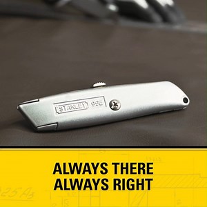 The STANLEY® 99E. The original retractable blade utility knife since 1952. Do you own one yet? | STANLEY Tools Australia
